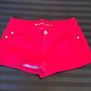 Celebrity Pink Brand Red Juniors Shorts